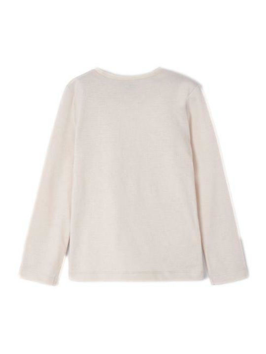 Mayoral Kids Blouse Long Sleeve Beige