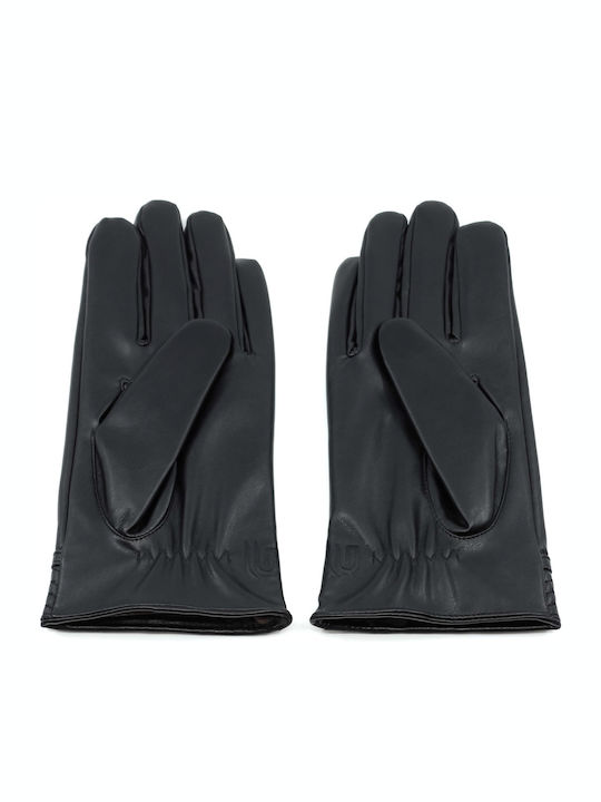 Men's Leather Touch Gloves Black