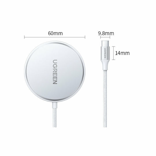 Ugreen Magsafe Ladegerät 15W Silber (CD284)