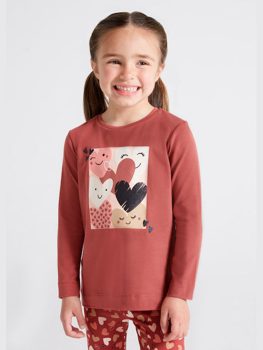 Kids' Shirt Long Sleeve Burgundy