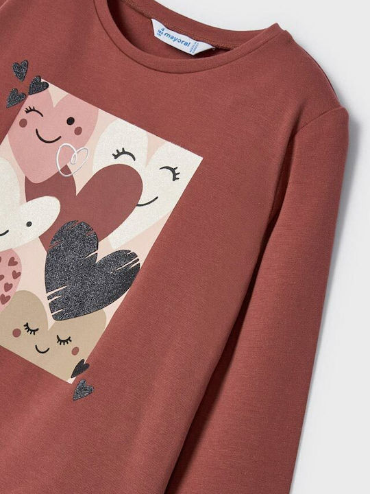 Kids' Shirt Long Sleeve Burgundy