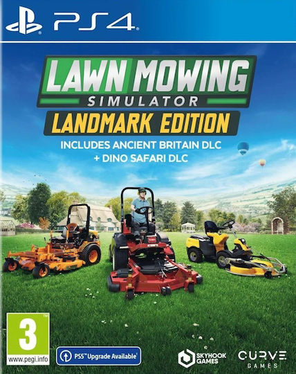 Lawn Mowing Simulator Landmark Edition PS4 Game