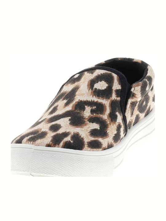 Γυναικεία Slip-On Πάνινα Leopard