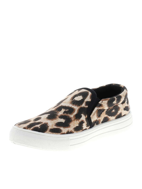 Γυναικεία Slip-On Πάνινα Leopard