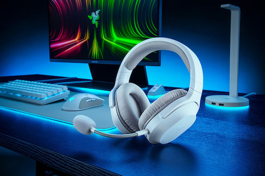 Razer Barracuda X Wireless Over Ear Gaming Headset with 3.5mm / USB / Bluetooth Connectivity White for PC