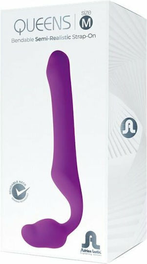 Strap On Me Queens Medium Strapless Strap On with Dildo Purple