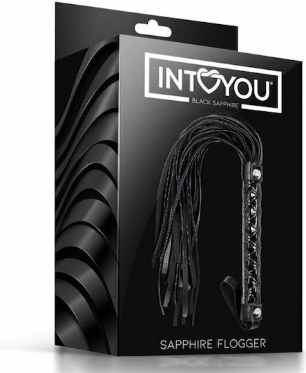 IntoYou Sapphire Flogger Peitsche Black
