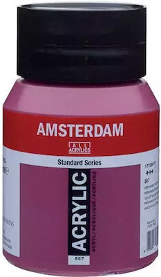 Royal Talens Amsterdam All Acrylics Standard 500ml Permanent Red Violet 567