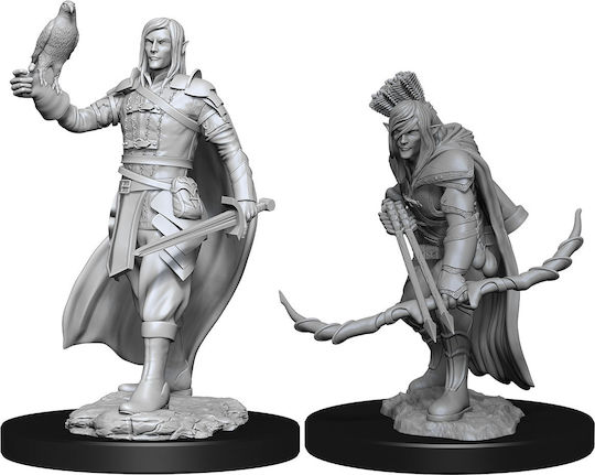 WizKids Dungeons & Dragons Nolzur's Marvelous Miniatures - Elf Ranger Male Unpainted Figure