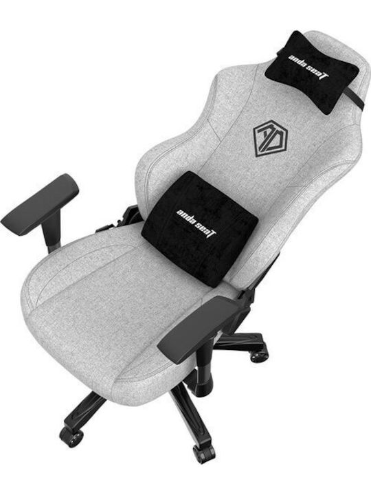Anda Seat Phantom 3 Υφασμάτινη Καρέκλα Gaming με Ρυθμιζόμενα Μπράτσα Γκρι