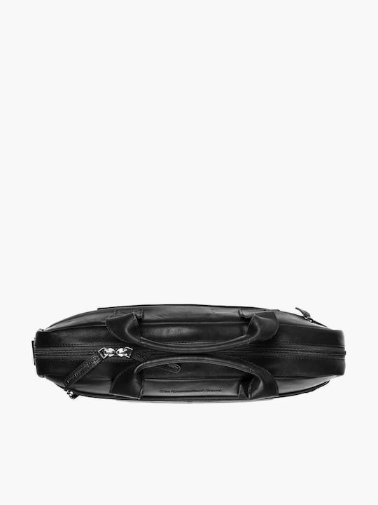 Leather Men's Briefcase Black