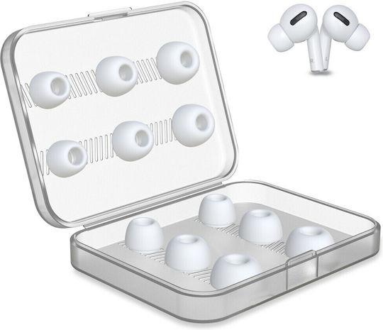 Silicone Replacement Tips Large Λευκό (Apple AirPods Pro)