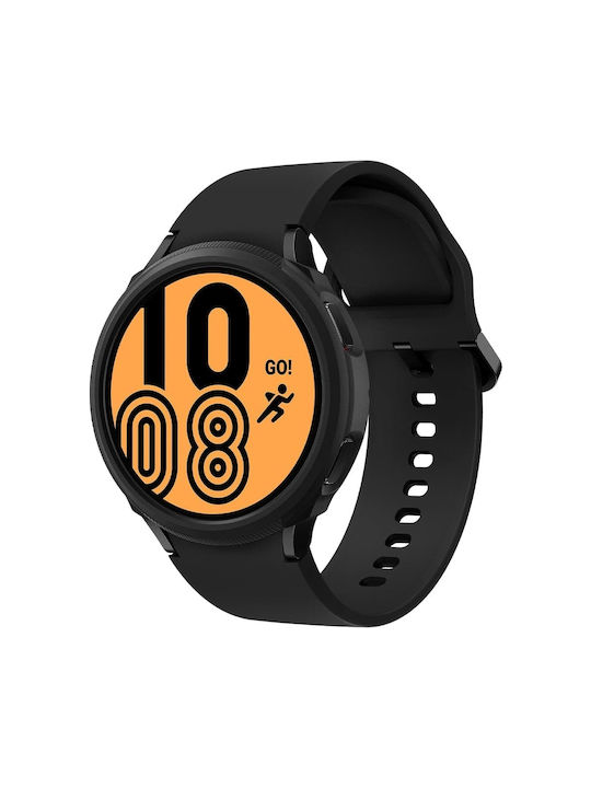 Spigen Liquid Air Silicone Case in Black color for Galaxy Watch 4 40mm