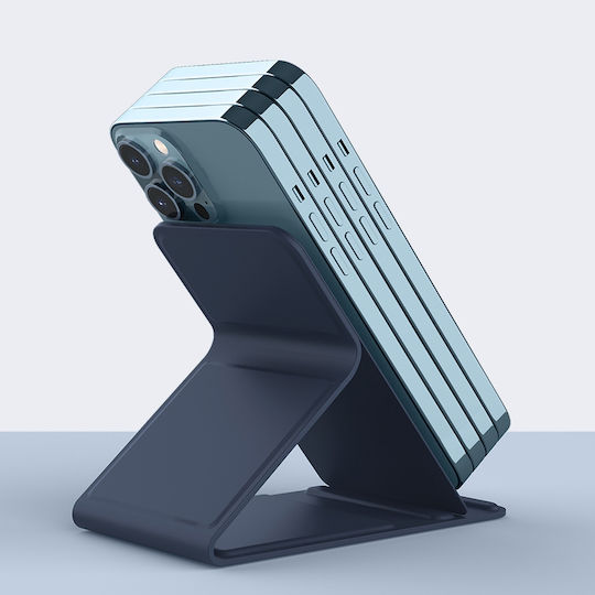 Nillkin Magnetic Stand Snapbase Leather Desk Stand for Mobile Phone in Blue Colour