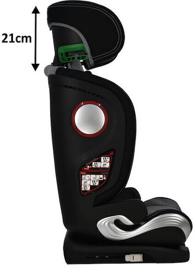 Bebe Stars Leon Plus Καθισματάκι Αυτοκινήτου i-Size με Isofix Grey