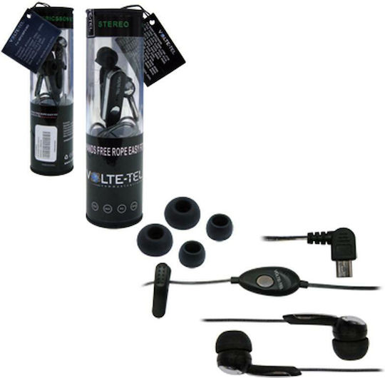 Volte-Tel Ohrhörer In Ear VT014 3.5mm Schwarz
