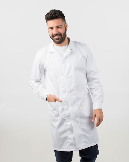 Ayo Merlin Bărbați Halat medical de pansament Alb