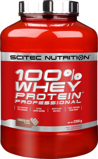 Scitec Nutrition 100% Whey Protein Professional Molkenprotein Glutenfrei mit Geschmack Eiskaffee 2.35kg