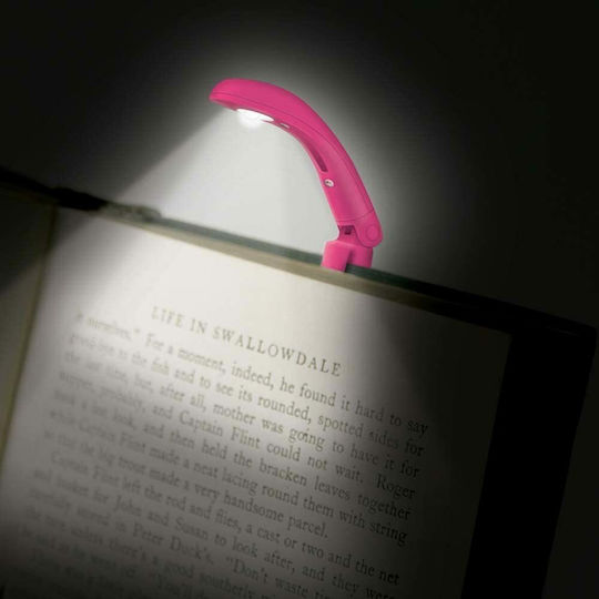 IF Really Book Light LED with Clip Pink 3 x AG3