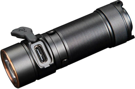 Fenix Rechargeable Flashlight LED IP68 with Maximum Brightness 750lm E18R 1 x CR123A Black