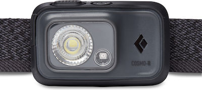 Black Diamond Rechargeable Headlamp LED Waterproof IP67 with Maximum Brightness 350lm Cosmo 350-R