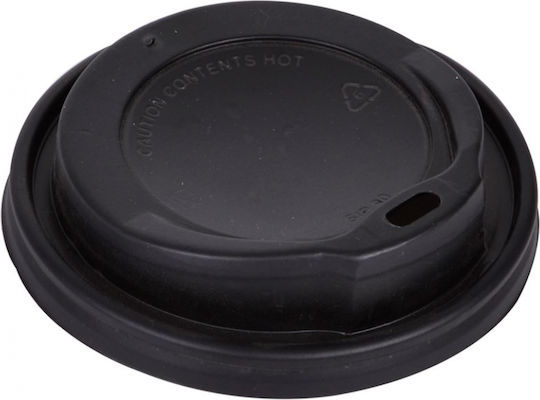 Matrix Pack Disposable Cup Lids Sip Lid in Black Colour (100 pcs)