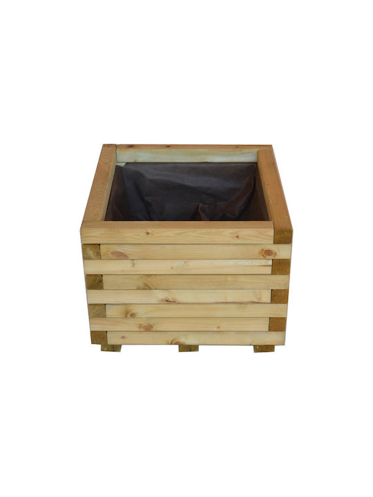 Showood Γλάστρα Ξύλινη Καφέ 40x40x33εκ.