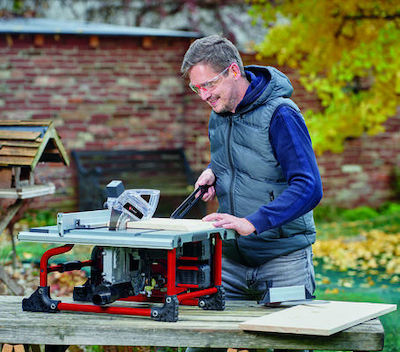 Einhell TE-TS 36/210 Li-Solo Battery Powered Bench Saw with Cutting Disc Diameter 210mm & Cutting Speed 3800rpm 4340450