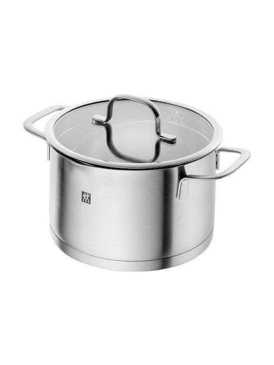 Zwilling J.A. Henckels True Flow Pots Set of Stainless Steel with Coating Silver 8pcs