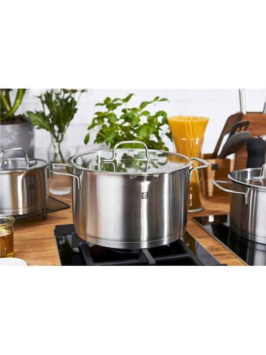 Zwilling J.A. Henckels True Flow Pots Set of Stainless Steel with Coating Silver 8pcs