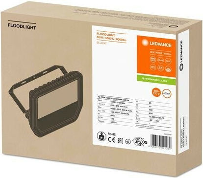 Ledvance Στεγανός Προβολέας LED 50W Ψυχρό Λευκό 6500K IP65
