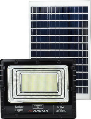 Wasserdicht Solar LED Flutlicht 500W Kaltweiß 6500K mit Fernbedienung IP67