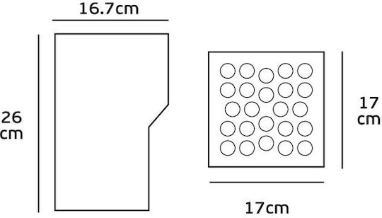 VK Lighting Στεγανός Προβολέας LED 48W RGB IP65