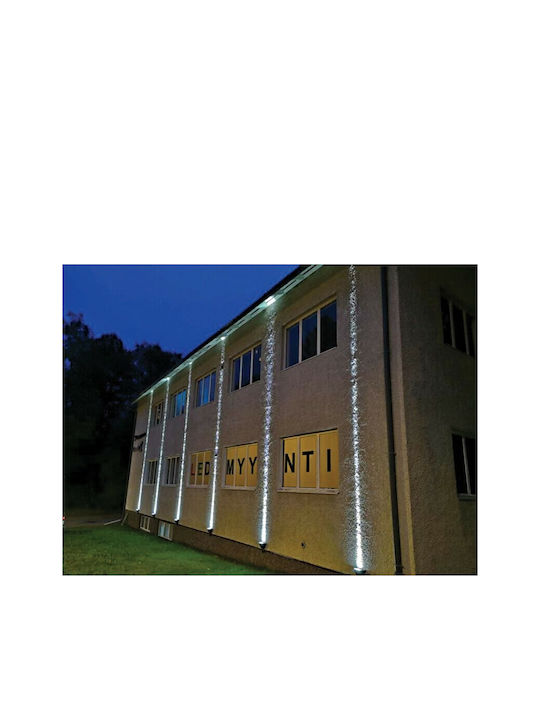 VK Lighting Wall-Mounted Outdoor Ceiling Light LED IP66 18W with Warm White Light 27.1x16.26x13.56εκ.