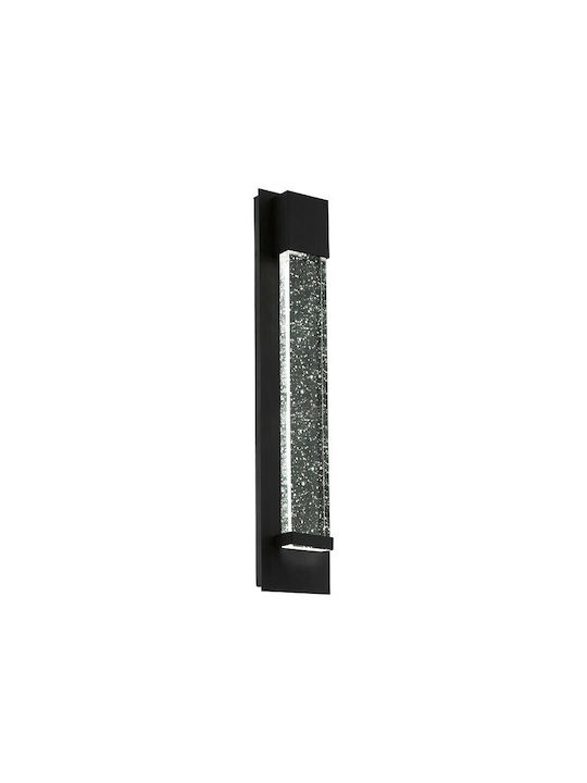 Eglo Villagrazia H-300 Modern Lamp Wall with Integrated LED and Warm White Light Black 30x12cm