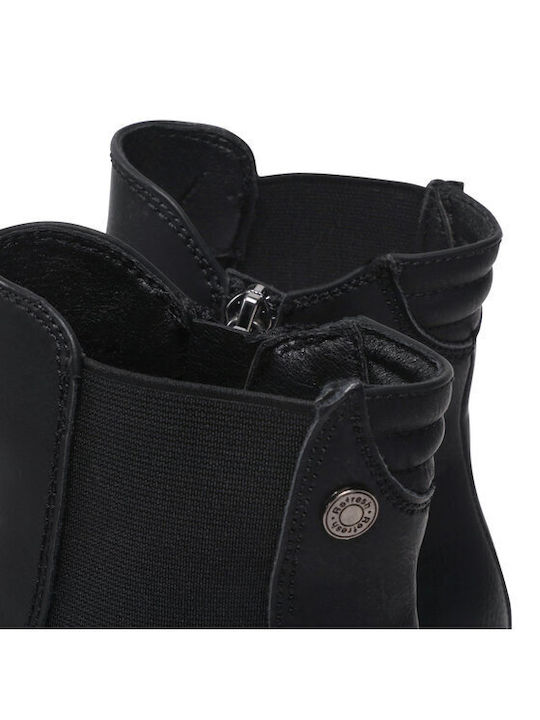 Women's Ankle Boots with Medium Heel Black