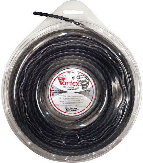 Vortex 3336 Linie pentru tăierea ierbii Pătrată Linii de tăiere pentru mașini de tuns iarba De lungime 36m și de grosime 3.3mm