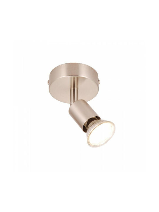 Lucas Single Spot with Socket GU10 in Black Color