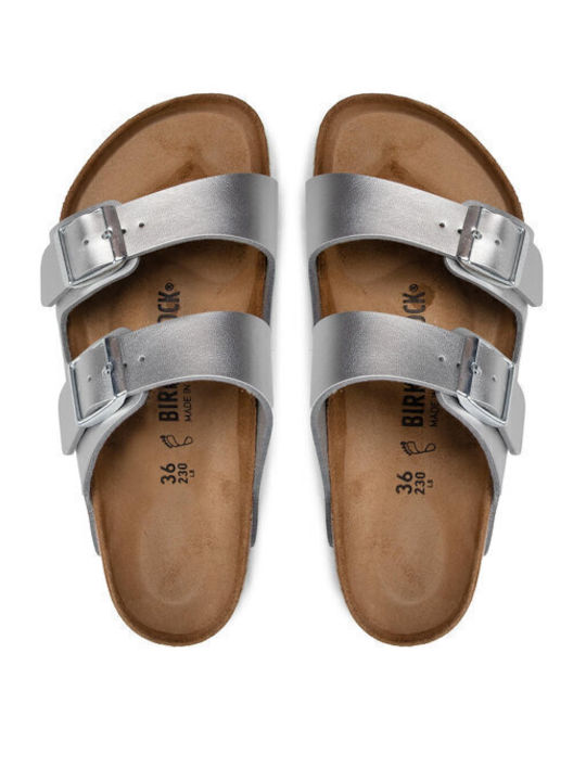 Arizona Women's Flat Sandals in Silver Color Regular Fit