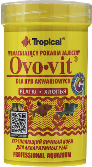 Tropical Ovo-Vit Tropical Fish Food Flakes 100ml 20gr