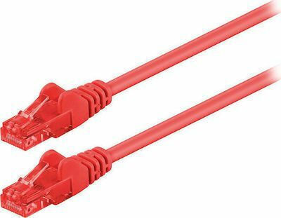 Goobay U/UTP Cat.6 Ethernet Network Cable 0.25m Red 6pcs