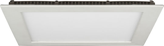 VK Lighting Τετράγωνο Χωνευτό LED Panel 24W με Φυσικό Λευκό Φως 4000K 23.5x23.5εκ.