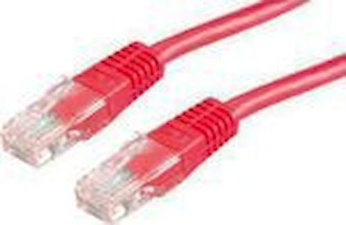 Roline U/UTP Cat.6 Ethernet Network Cable 2m Red 1pcs