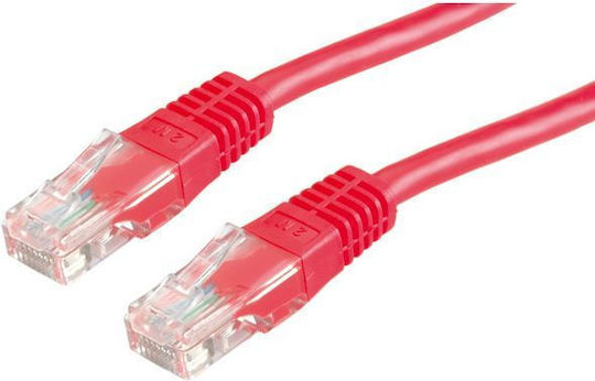 Value U/UTP Cat.6 Ethernet Network Cable 7m Red 1pcs