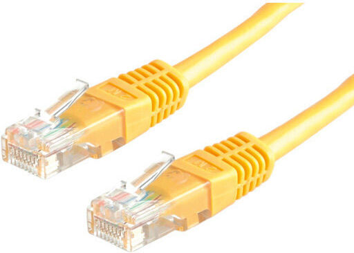 Value U/UTP Cat.6 Ethernet Network Cable 3m Yellow 1pcs