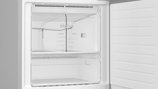 Pitsos Ψυγειοκαταψύκτης 508lt Total NoFrost Υ193xΠ70xΒ80εκ. Inox PKNB56XLEP