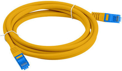 Lanberg S/FTP Cat.6a Кабел за Ethernet мрежа 0.5м Оранжев 1бр