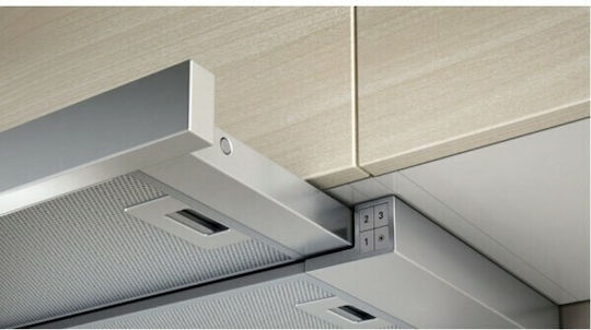 Pyramis Essential Sliding Vent Hood 60cm Inox