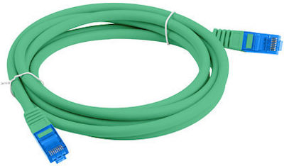 Lanberg S/FTP Kat.6a Ethernet-Netzwerkkabel 2m Grün