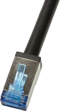 LogiLink S/FTP Cat.6a (Gigabit) Network Ethernet Cable Outdoor 30m Black